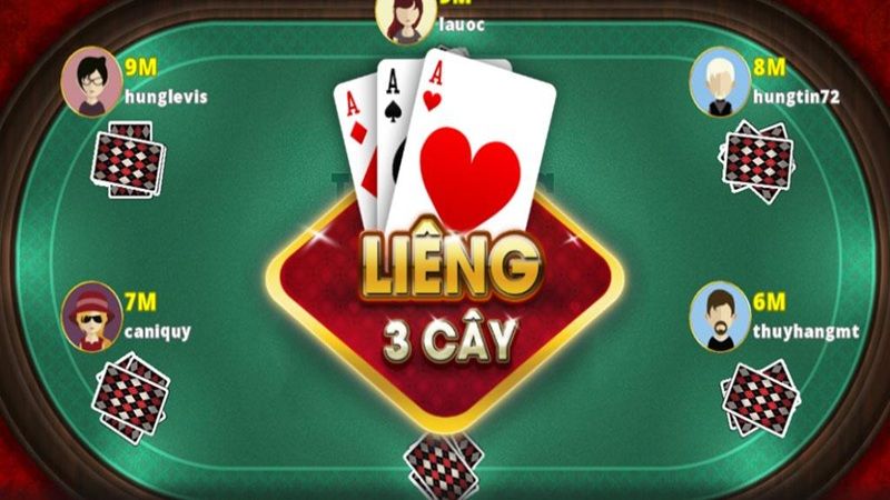 Danh Sách Các Game Đấu Bài Ăn Tiền Thật Được Ưa Chuộng Nhất Bài liêng có tỷ lệ “ăn tiền thật” vô cùng cao