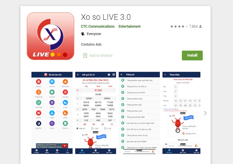 App xổ số có thiết kế giao diện thân thiện, dễ sử dụng