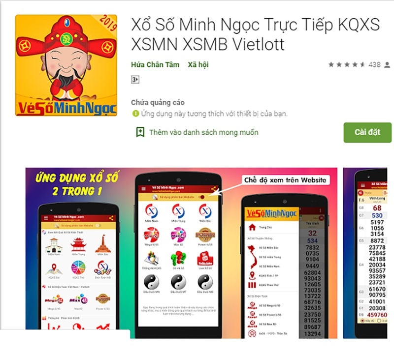 Ứng dụng xổ số mang lại nhiều tiện ích cho người dùng